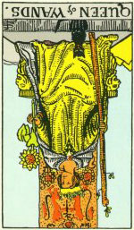 The Queen of Wands Reversed