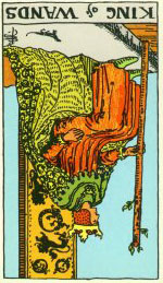 The King of Wands Reversed