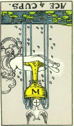 Ace of Cups Reversed