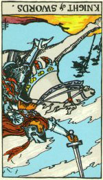 Knight of Swords Reversed