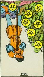 Seven of Pentacles Reversed