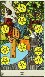 Ten of Pentacles Reversed