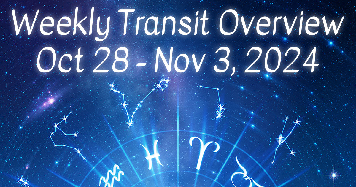 Weekly Transit Overview for Monday, October 28